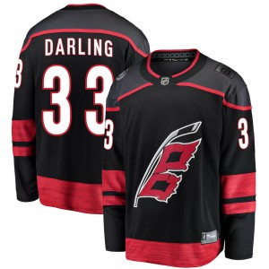 Scott Darling Carolina Hurricanes Youth Fanatics Branded Black Breakaway Alternate Jersey