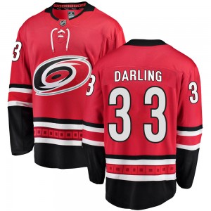 Scott Darling Carolina Hurricanes Youth Fanatics Branded Red Breakaway Home Jersey