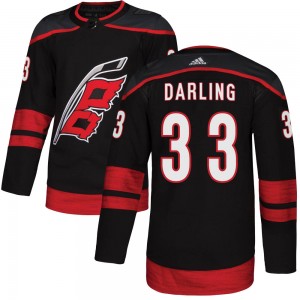 Scott Darling Carolina Hurricanes Youth Adidas Authentic Black Alternate Jersey